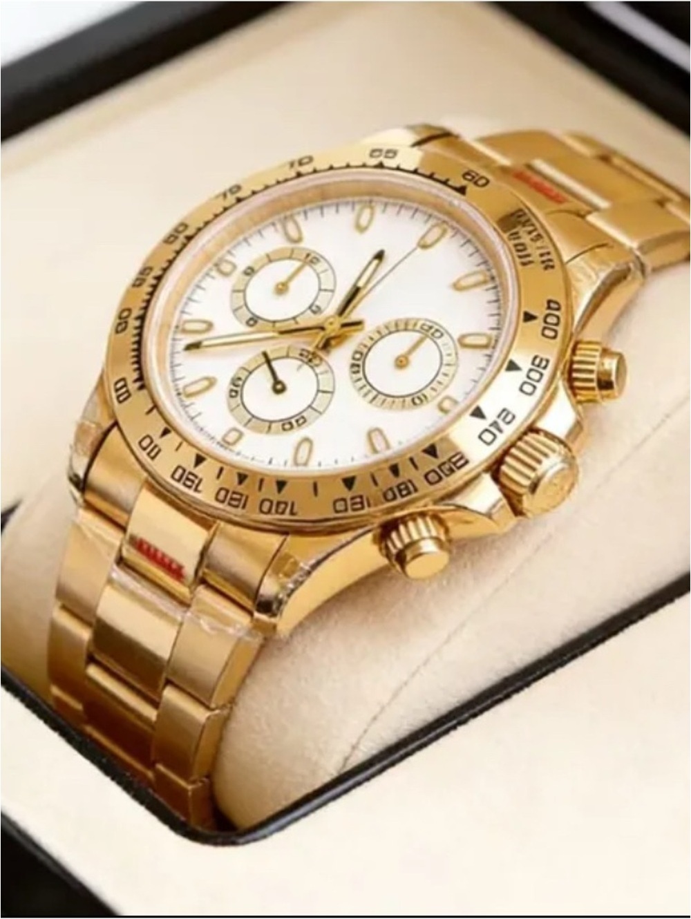 Gold Men’s Chronograph Watch stock 326